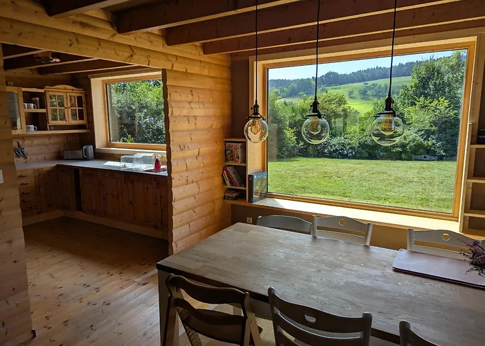 Idyllisches Holzhaus Im Gruenen Prázdninový dům